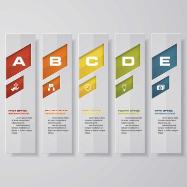 Tasarım temiz sayı afiş şablonu. Vektör.