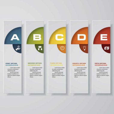 Tasarım temiz sayı afiş şablonu. Vektör.