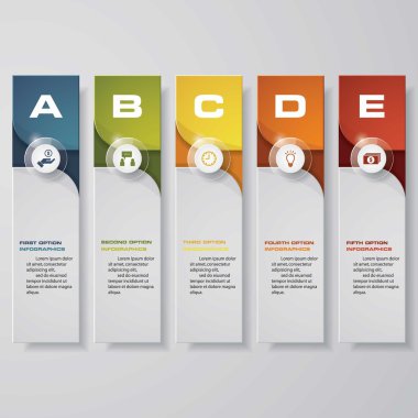 Tasarım temiz sayı afiş şablonu. Vektör.