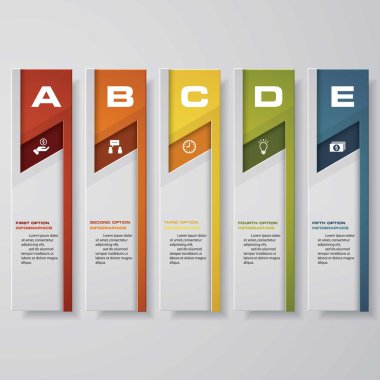 Tasarım temiz sayı afiş şablonu. Vektör.