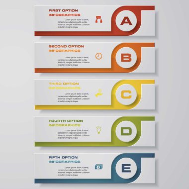 Tasarım temiz sayı afiş şablonu. Vektör.