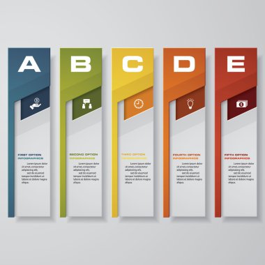 Tasarım temiz sayı afiş şablonu. Vektör.