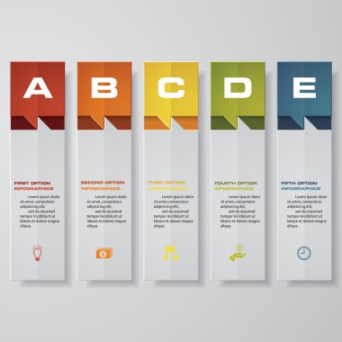 Tasarım temiz sayı afiş şablonu. Vektör.