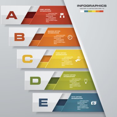 Tasarım temiz sayı afiş şablonu. Vektör.
