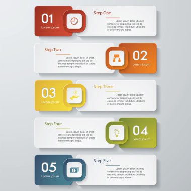 Tasarım temiz sayı afiş şablonu. Vektör.