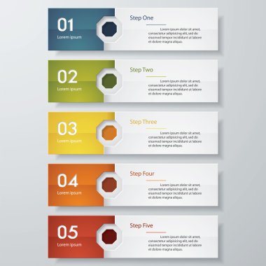 Tasarım temiz sayı afiş şablonu. Vektör.