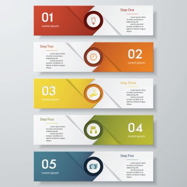 Tasarım temiz sayı afiş şablonu. Vektör.