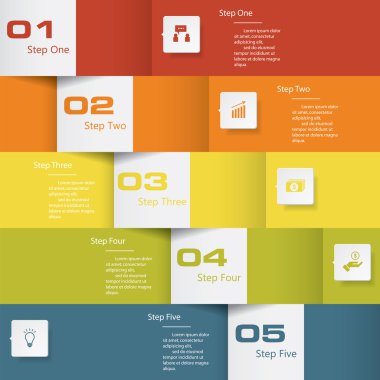 Sayı afiş şablon vektör temiz tasarım.