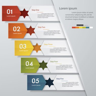 Sayı afiş şablon vektör temiz tasarım.