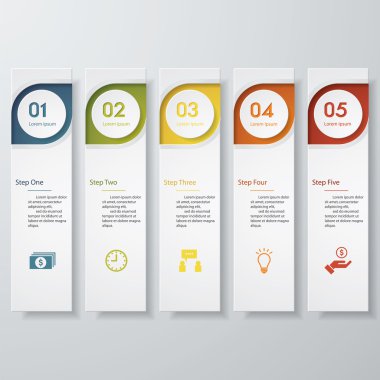 Sayı afiş şablon vektör temiz tasarım.