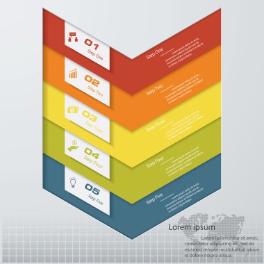 Tasarım temiz sayı afiş şablonu. Vektör.