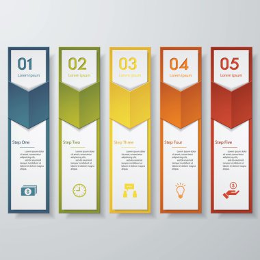 Tasarım temiz sayı afiş şablonu. Vektör.