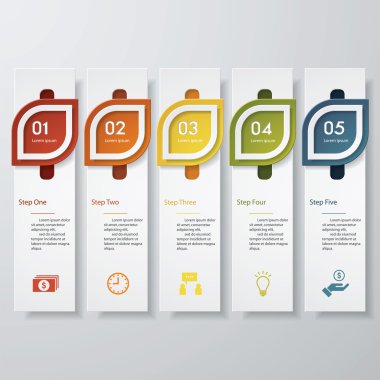 Tasarım temiz sayı afiş şablonu. Vektör.