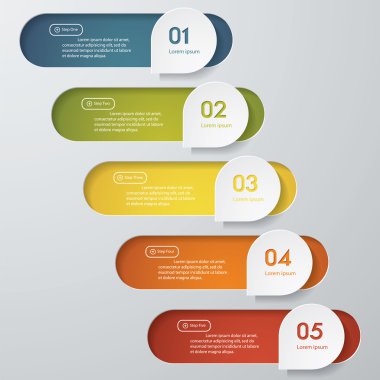 Tasarım temiz sayı afiş şablonu. Vektör.