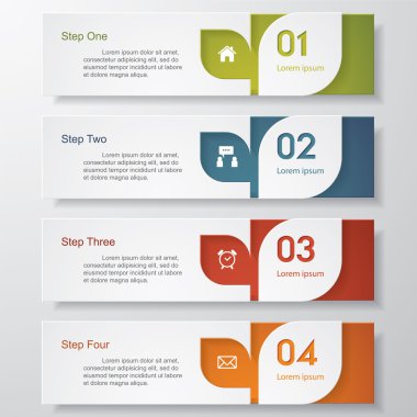 Tasarım temiz sayı afiş şablonu. Vektör.