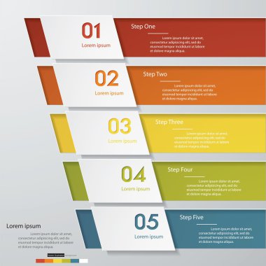 Tasarım temiz sayı afiş şablonu. Vektör.