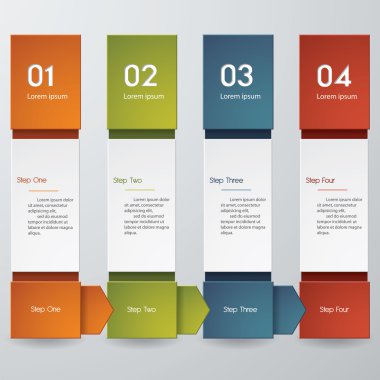 Tasarım temiz sayı afiş şablonu. Vektör.