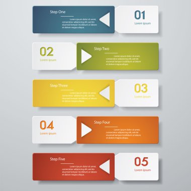 Tasarım temiz sayı afiş şablonu. Vektör.