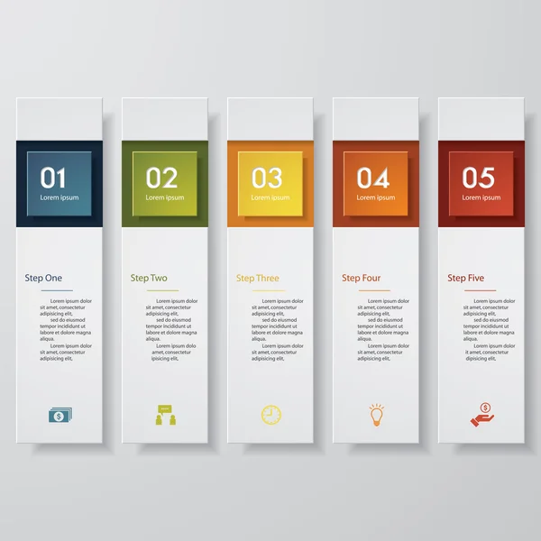 Ontwerpsjabloon schoon aantal banners. Vector. — Stockvector