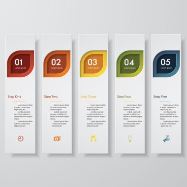 Tasarım temiz sayı afiş şablonu. Vektör.