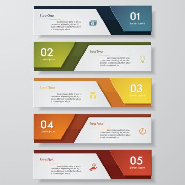 Tasarım temiz sayı afiş şablonu. Vektör.