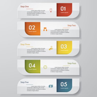 Tasarım temiz sayı afiş şablonu. Vektör.