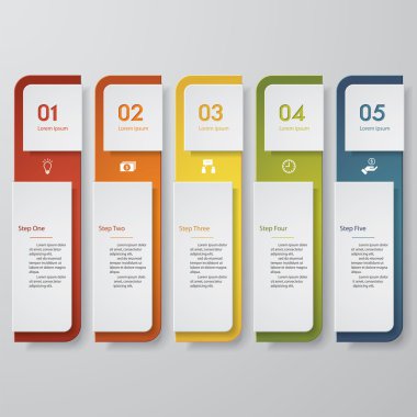 Tasarım temiz sayı afiş şablonu. Vektör.