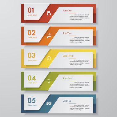 Tasarım temiz sayı afiş şablonu. Vektör.