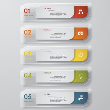 Tasarım temiz sayı afiş şablonu. Vektör.