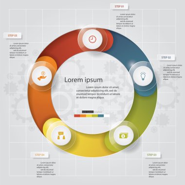 Tasarım temiz sayı afiş şablonu. Vektör.