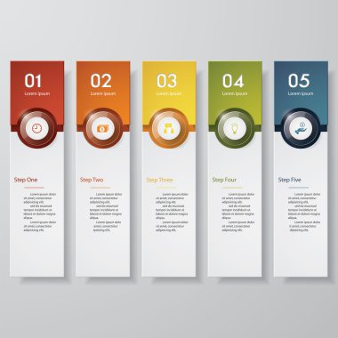 Tasarım temiz sayı afiş şablonu. Vektör.