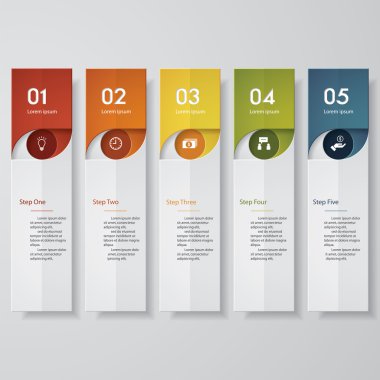 Tasarım temiz sayı afiş şablonu. Vektör.