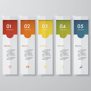 Tasarım temiz sayı afiş şablonu. Vektör.