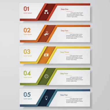 Tasarım temiz sayı afiş şablonu. Vektör