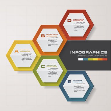 Tasarım temiz sayı afiş şablonu. Vektör.