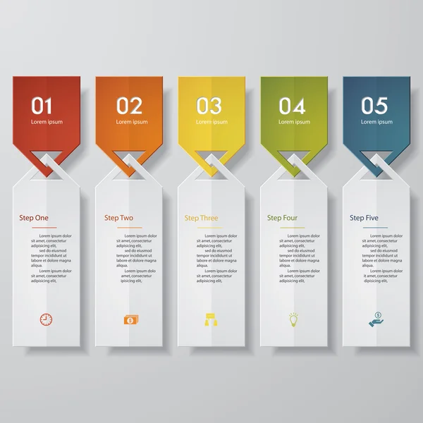 Ontwerpsjabloon schoon aantal banners. Vector. — Stockvector