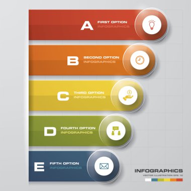 Tasarım temiz sayı afiş şablonu. Vektör.