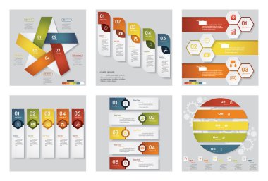6 tasarım şablonu/grafik veya Web sitesi düzeni topluluğu.