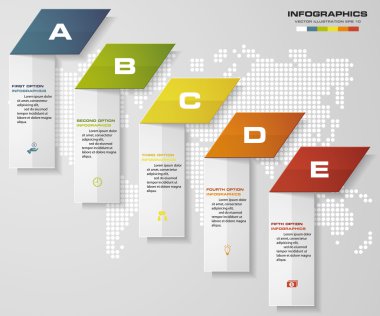 Tasarım temiz sayı afiş şablonu. Vektör.