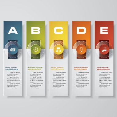 Temiz sayı afiş şablon/Etiketler tasarım veya Web sitesi düzeni.