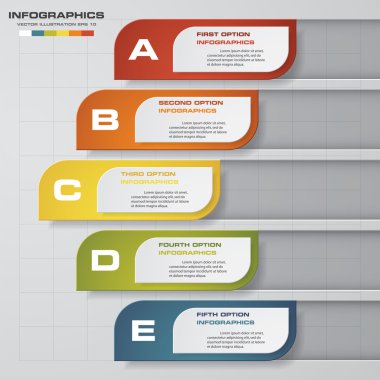 Temiz sayı afiş templatet tasarım. Vektör.