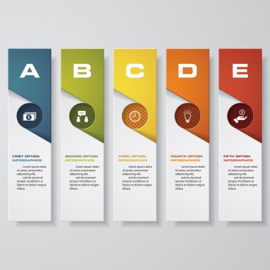 Temiz sayı afiş templatet tasarım. Vektör.