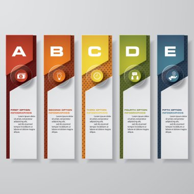 Temiz sayı afiş templatet tasarım. Vektör.