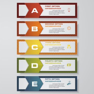 Temiz sayı afiş templatet tasarım. Vektör.