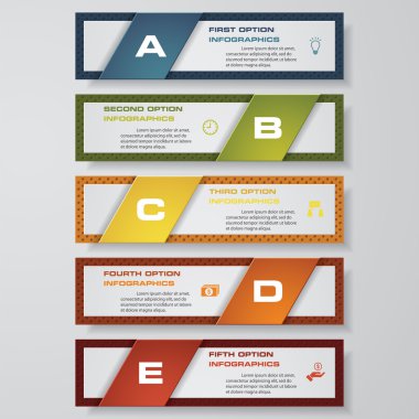 Temiz sayı afiş templatet tasarım. Vektör.