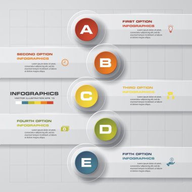 Tasarım temiz sayı afiş şablonu. Vektör.