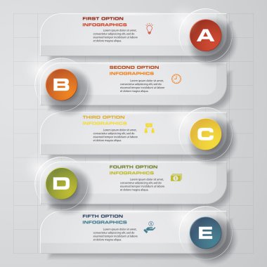 Tasarım temiz sayı afiş şablonu. Vektör.