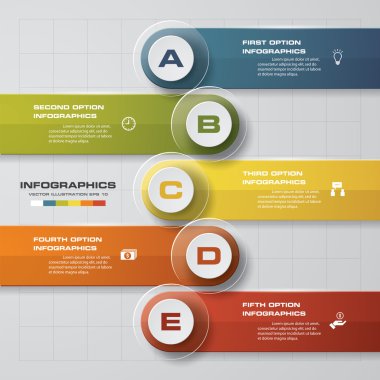 Temiz sayı afiş templatet tasarım. Vektör.