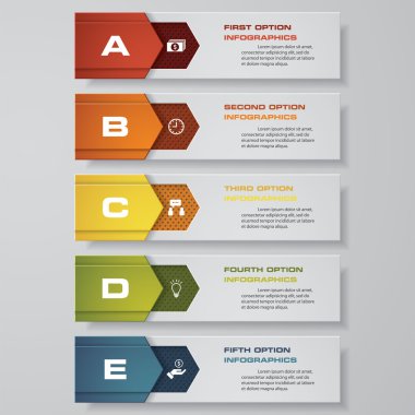 Tasarım temiz sayı afiş şablon/grafik veya Web sitesi düzeni.