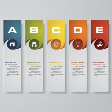 Tasarım temiz sayı afiş şablon/grafik veya Web sitesi düzeni.